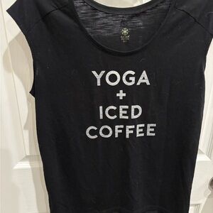 GAIAM Black Yoga sleeveless tee